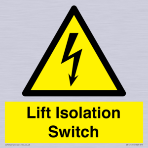 Lift Isolation Switch